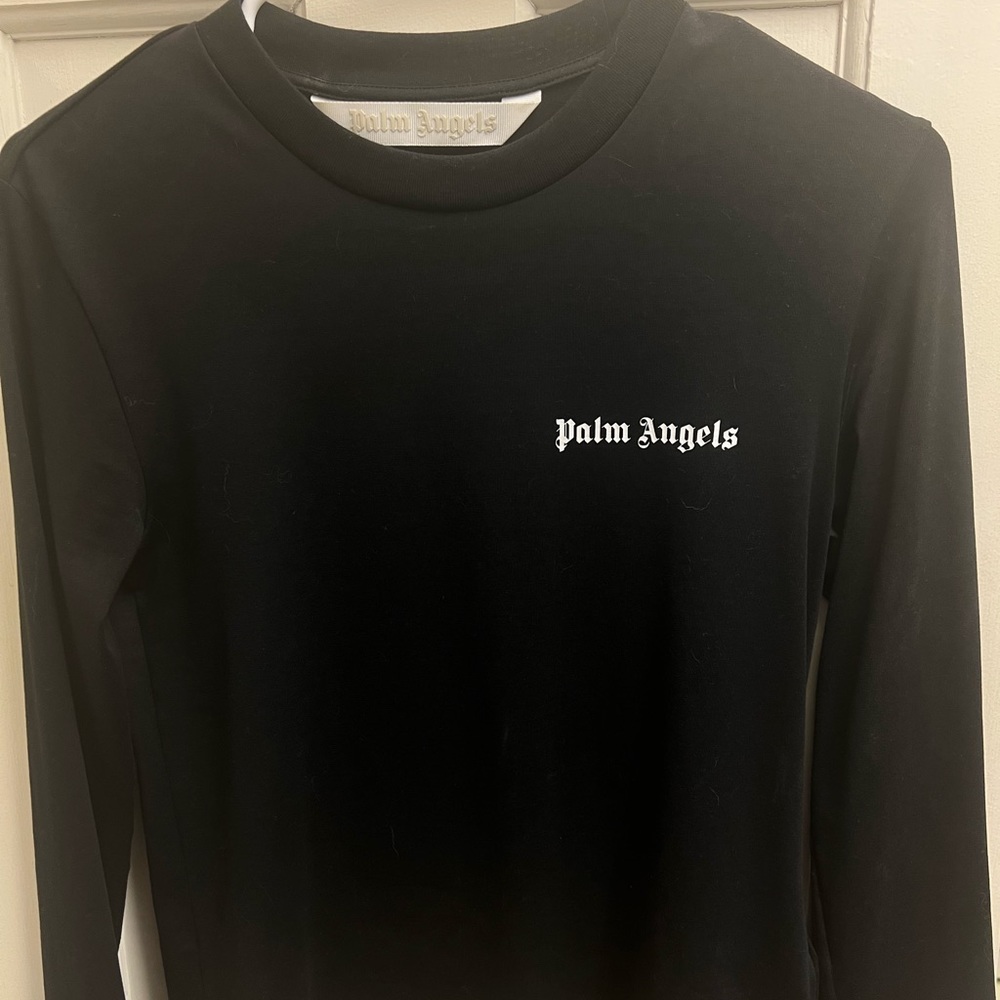 Palm Angels Long Sleeve Slim Fit Shirt
